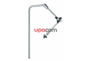 Шарнирный штатив, усиленная модель, L-образный, с одним центральным зажимом для всех пяти функций шарнира, высота 48 см, диапазон поворота 52 см, с замком KSLOCK (гнездовой разъем)