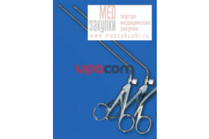 Выкусыватель по STAMMBERGER, круговой, для клиновидной кости, решетчатой кости и атрезии хоан, диаметр 4.5 мм, с разъемом для чистки, длина 18 см, по CASTELNUOVO-LOCATELLI