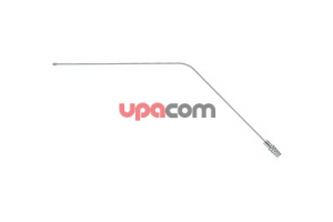 Аспирационная трубка, загнутая, с оливой, наружный диаметр 2 мм, рабочая длина 17.5 см