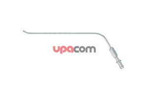 Аспирационная трубка по FERGUSON, с отверстием регулировки потока и мандреном, градуированная, загнутая вверх, диаметр 3 мм, длина 15 см