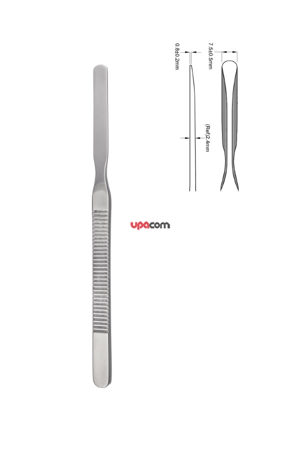 Распатор прямой, № 1, 8 мм