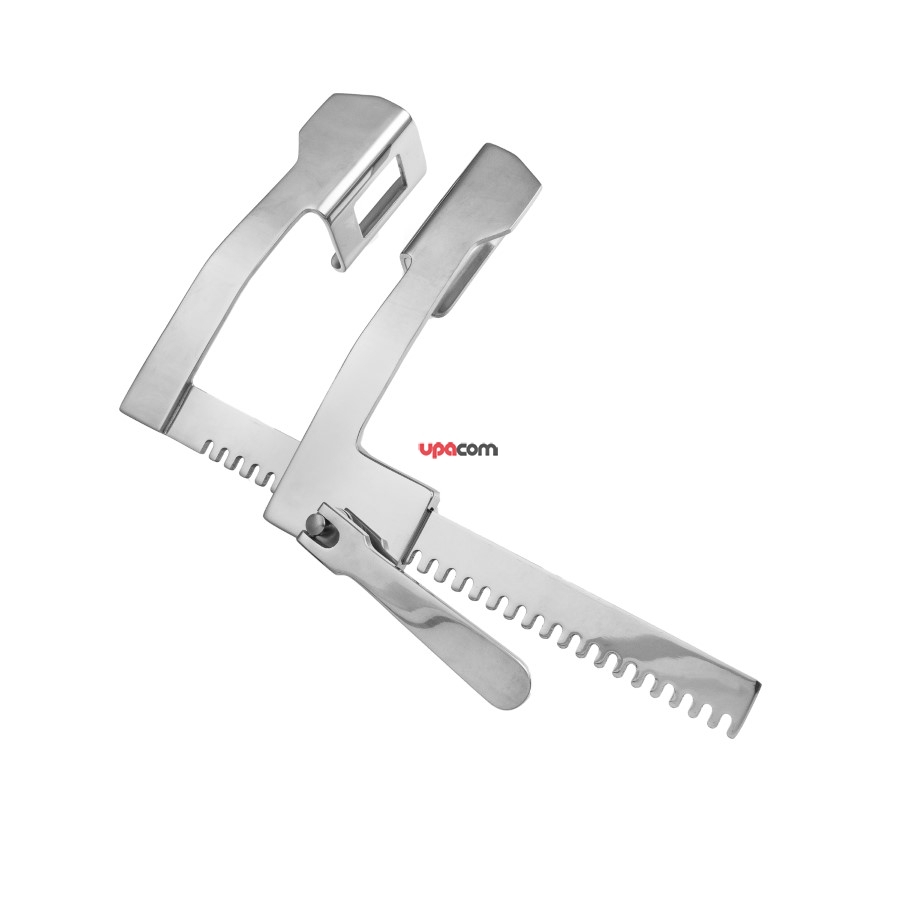 Ранорасширитель реечный для грудной полости с расходом зеркал от 0 до 195 мм