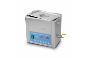 BTX-600 5L H - ультразвуковая мойка с регулируемым подогревом и краном для слива воды, корпус из нержавеющей стали, 5 л