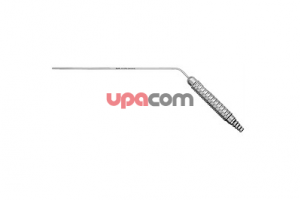 Аспирационная трубка, угловая, гибкая, с круглой рукояткой и отверстием регулировки потока, диаметр 2 мм, длина 13 см,по SCHWARTZ-ANAND