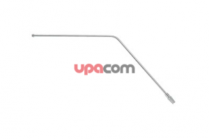 Аспирационная трубка, загнутая, с оливой, наружный диаметр 4 мм, рабочая длина 17 см