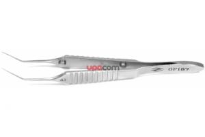 Пинцет склерально-шовный по Пауфику стальной