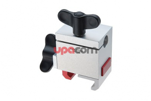 Радиальное устройство, для крепления к операционному столу, для шин европейского и американского стандартов, также подходит для шин от 25х10 до 35х8 мм, с боковым зажимом для регуляции высоты шарнирного штатива